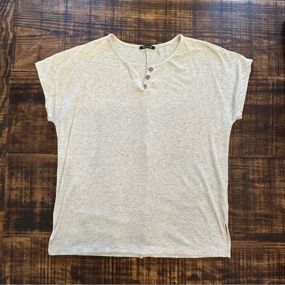 Pink Clover Bronte Henley Knit Tee- NWOT - Picture 6 of 6